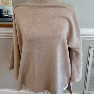 BLVD tan bell sleeve sweater - Size medium